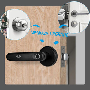 Biometric Fingerprint door Lock For Bedroom Keyless Entry Smart Door Handle Electronic Door Lock Apartment Hotel