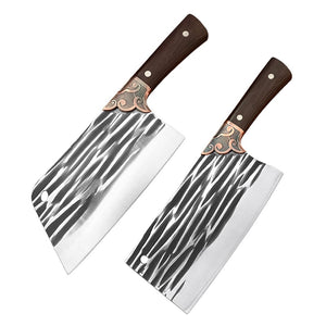 Stainless Steel Knife Kitchen Cleaver Knives 8 Inch Hand Forged Chef Butcher Knives With ABS Handle Cleaver Meat Chinese Knives