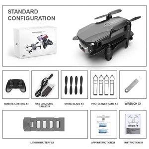 Drone 4K 1080P HD Camera WiFi Fpv Air Pressure Altitude Hold Foldable Quadcopter RC Dron Kid Toy Boys GIfts