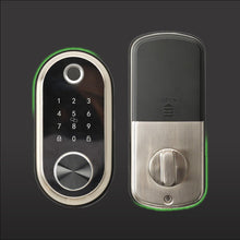 Home security door fingerprint unlock office electronic lock smart handle lock password indoor room wooden door lock