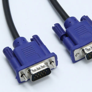 1.5M VGA To VGA Cable 15 Pin Male To Male Extension Converter Connector for Computer Monitor Projector PC TV Adapter