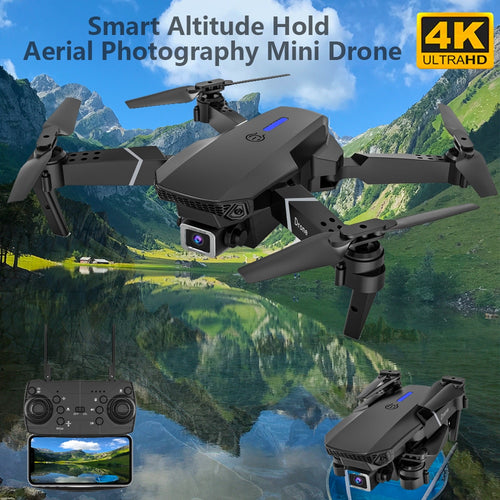 2023 Professional Mini WIFI HD 4k Drone With Camera Hight Hold Mode Foldable RC Plane Helicopter Pro Dron Toys Quadcopter Drones