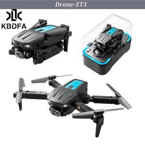 KBDFA XT3 Aerial Photography Mini Rc Drone One Body Quadcopter Optical Flow Positioning Folding Endurance Aircraft