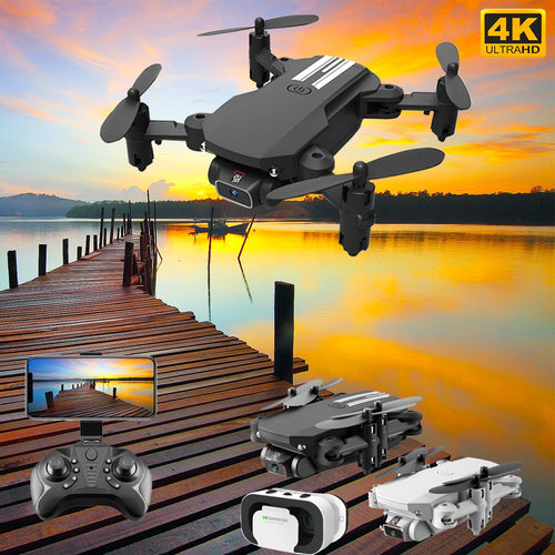 2023 RC Mini Drone 4K 1080P HD Camera WiFi Fpv VR Air Pressure Altitude Hold One Key Take Off Helicopter Foldable Quadcopter Toy